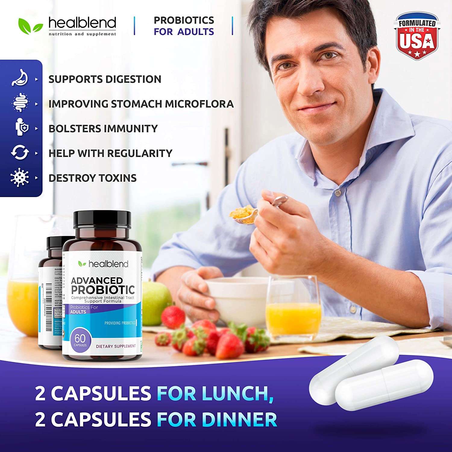 Advanced Probiotics Caps - Healblend