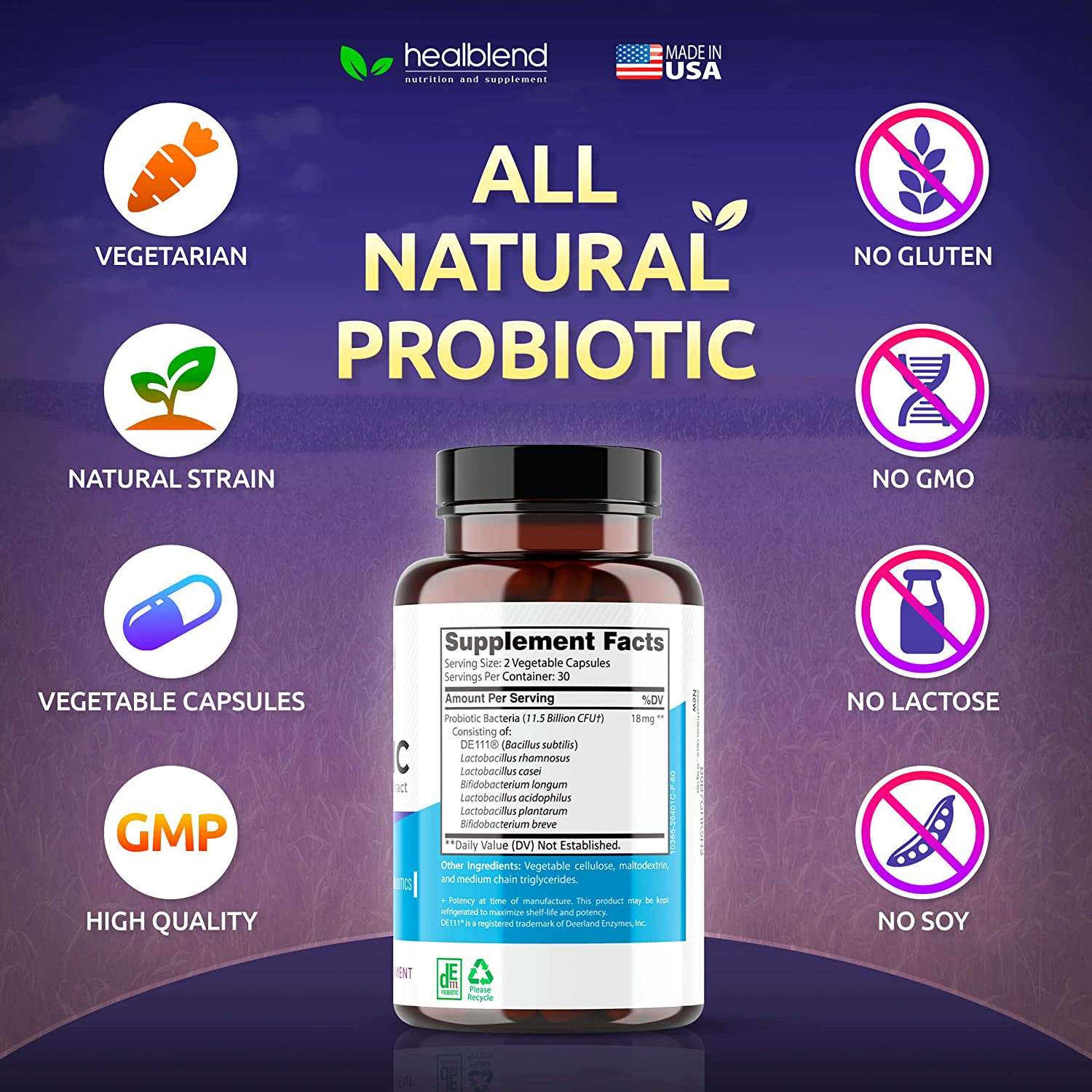 Advanced Probiotics Caps - Healblend