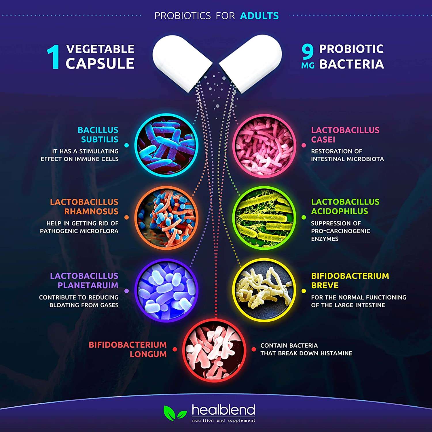 Advanced Probiotics Caps - Healblend