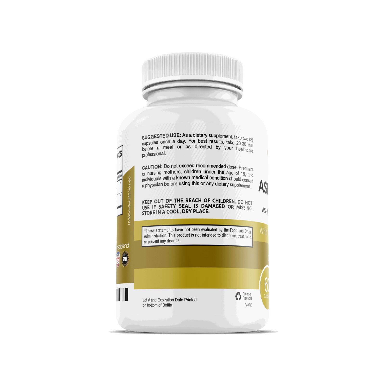 Ashwagandha & Black Pepper Capsules - Healblend