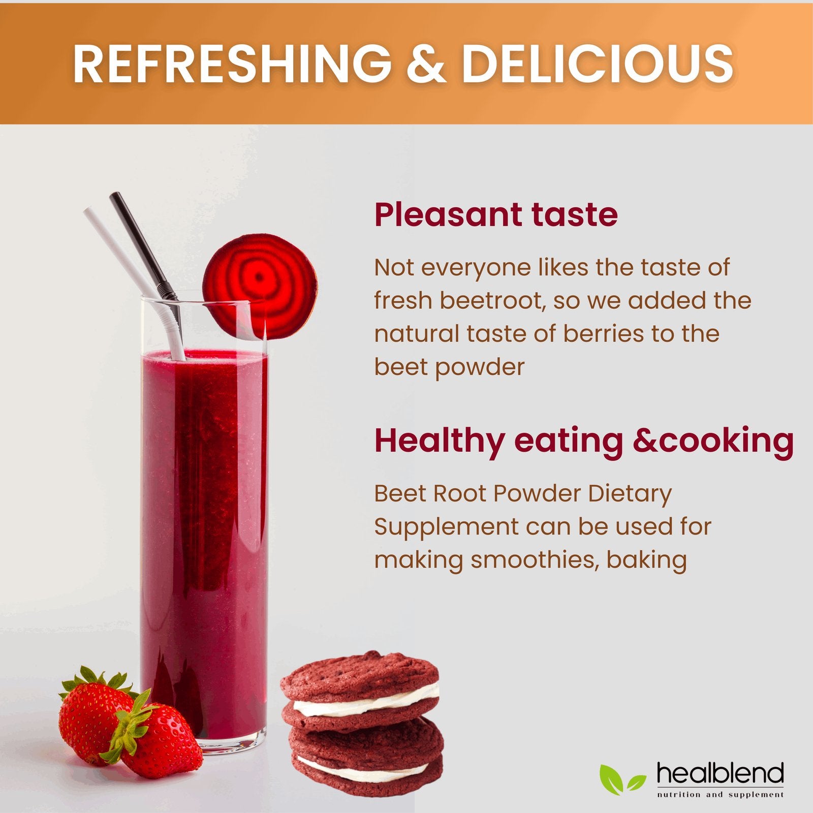 Beet Root Powder Berry Flavored - Healblend