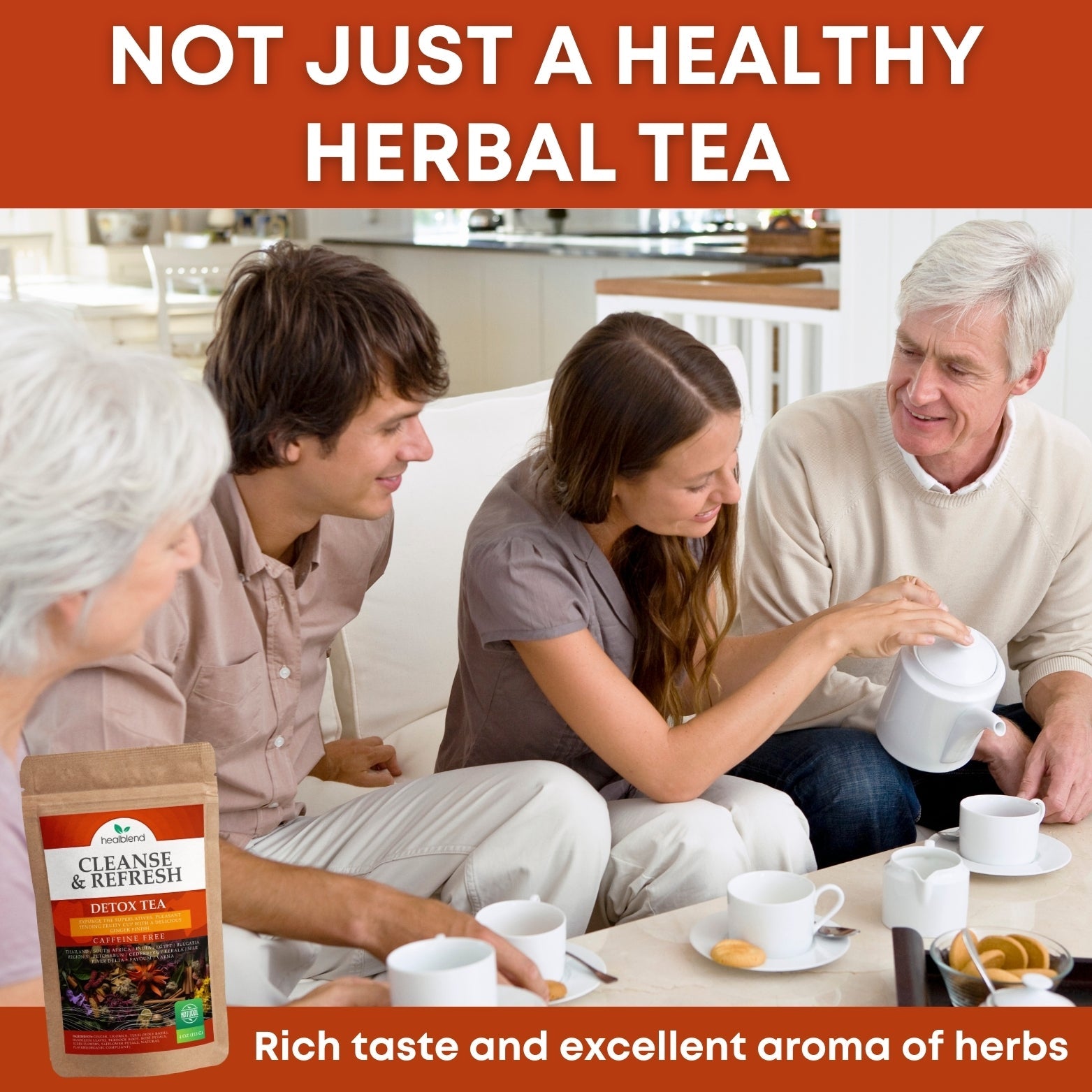 Cleanse & Refresh Functional Tea - Healblend - #tag4#