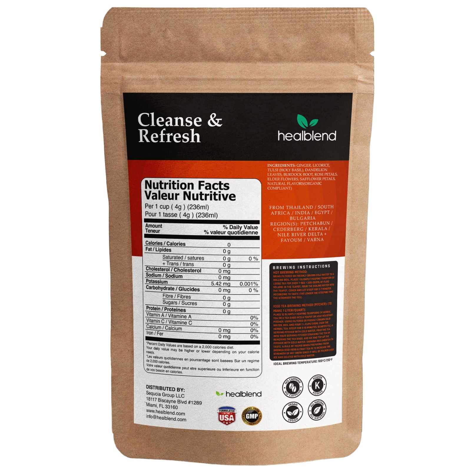 Cleanse & Refresh Functional Tea - Healblend - #tag4#