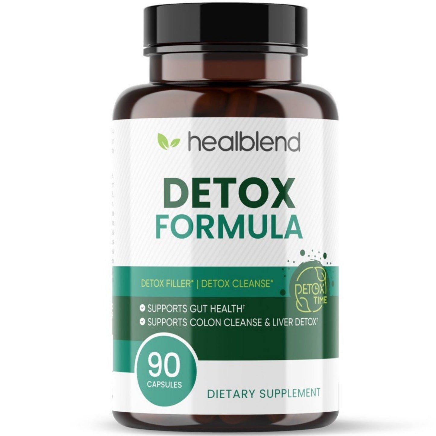 Complete Detox Cleanse Capsules: Liver & Colon Health - Healblend - #tag4#