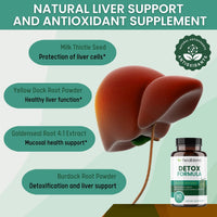 Complete Detox Cleanse Capsules: Liver & Colon Health - Healblend - #tag4#