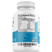 DHA/EPA Omega 3 Fish Oil Pills, Lemon Flavor - 60 Soft Gels - Healblend