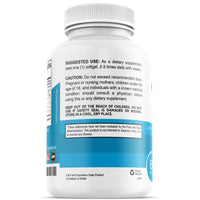 DHA/EPA Omega 3 Fish Oil Pills, Lemon Flavor - 60 Soft Gels - Healblend