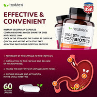 Digest Pre - Pro - Postbiotics 3 in 1 - Healblend