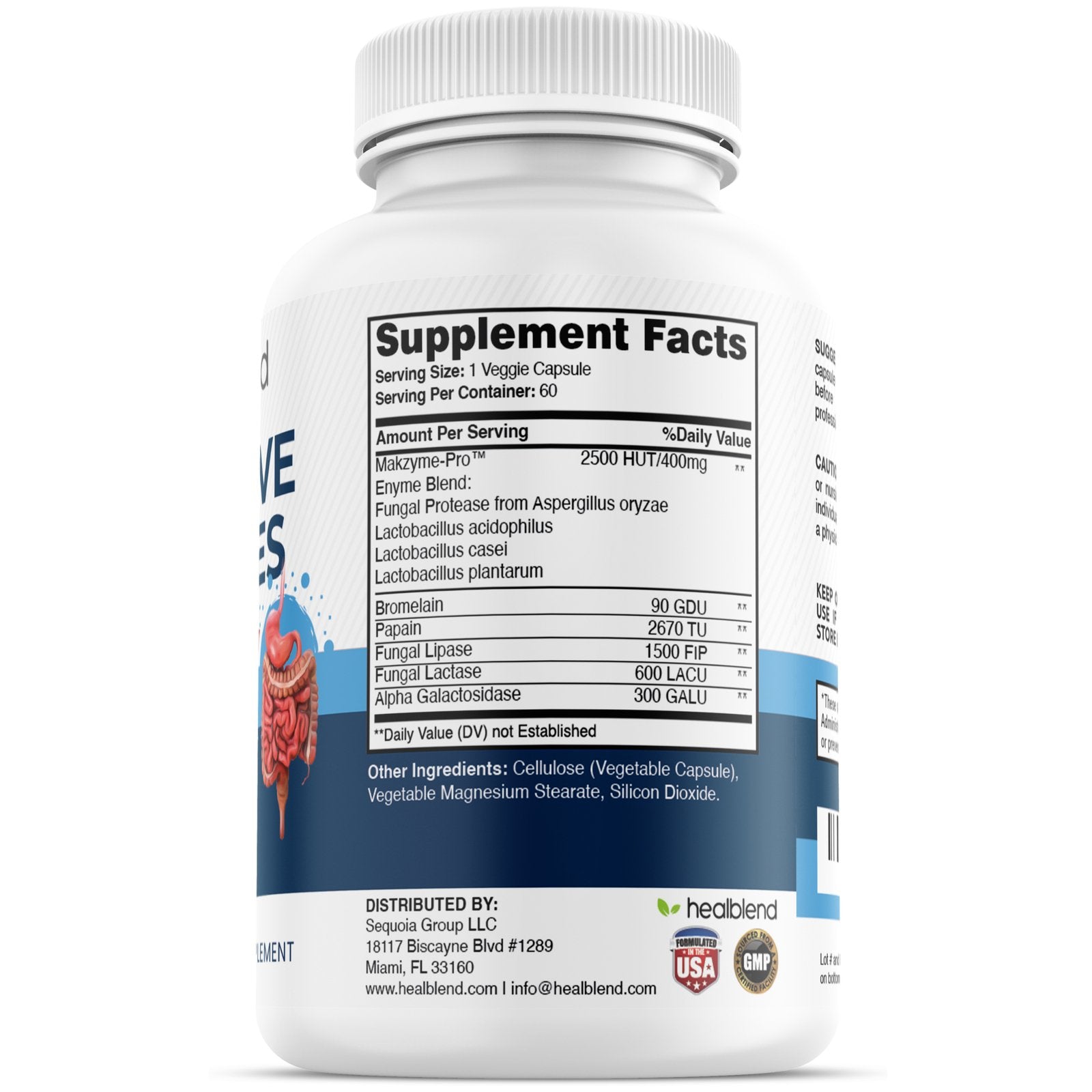 Digestive Health Enzyme Blend - Healblend