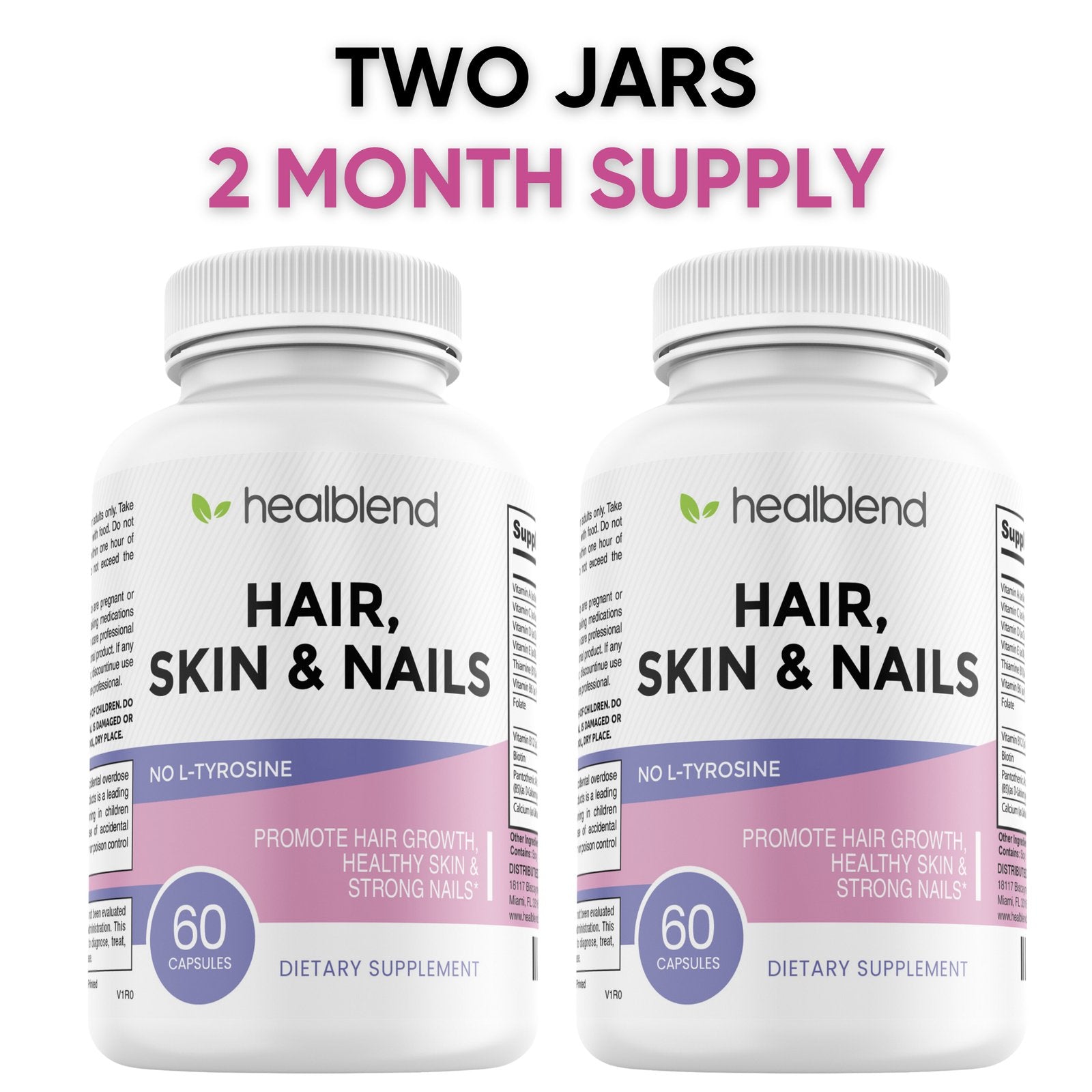 Hair Skin and Nails Vitamins - Healblend
