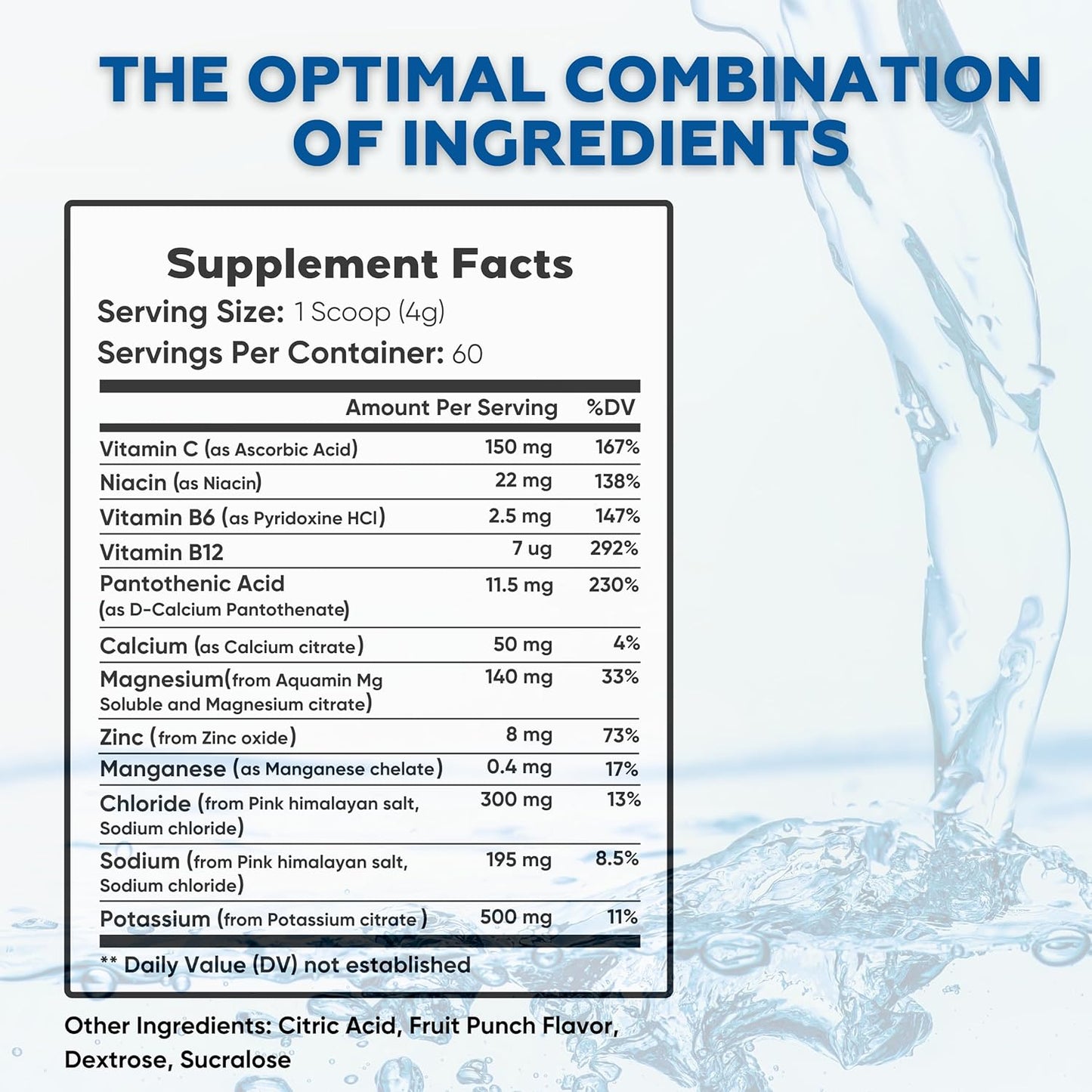 Hydration Powder with vitamins and minerals - Healblend