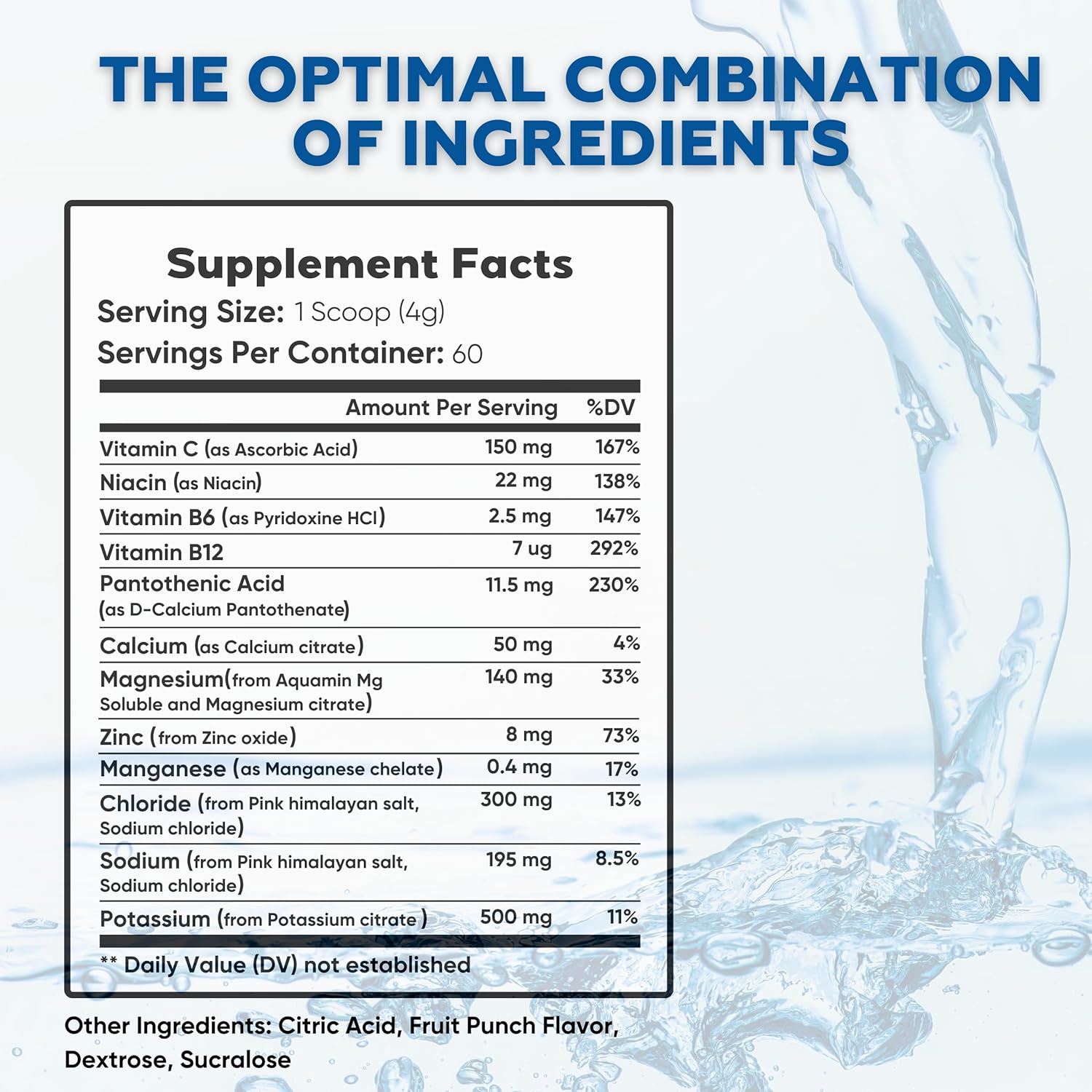 Hydration Powder with vitamins and minerals - Healblend