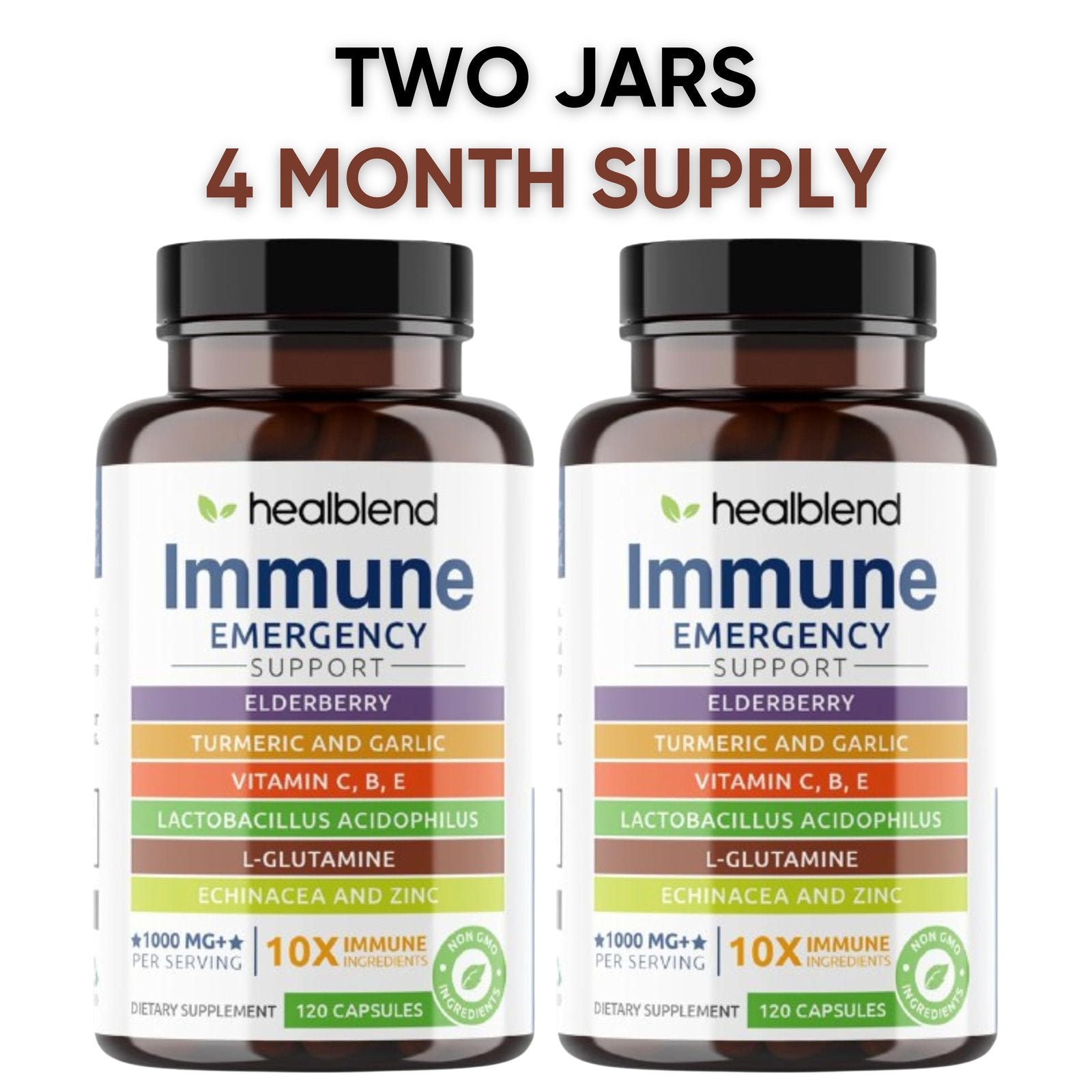 Immune Support Capsules Elderberry - Healblend