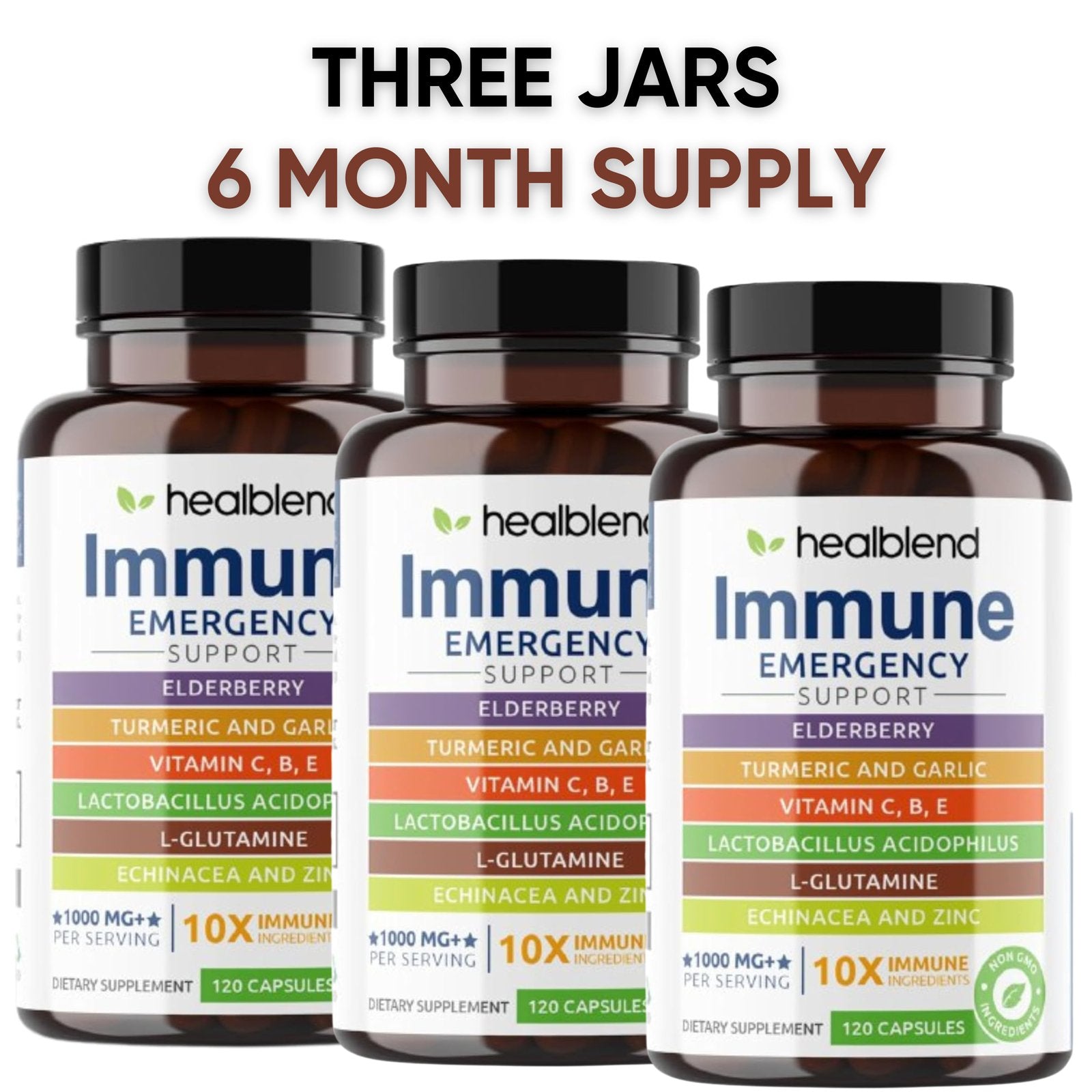 Immune Support Capsules Elderberry - Healblend