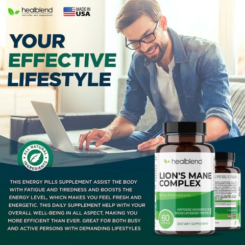 Lion's Mane Mushroom Complex - Healblend