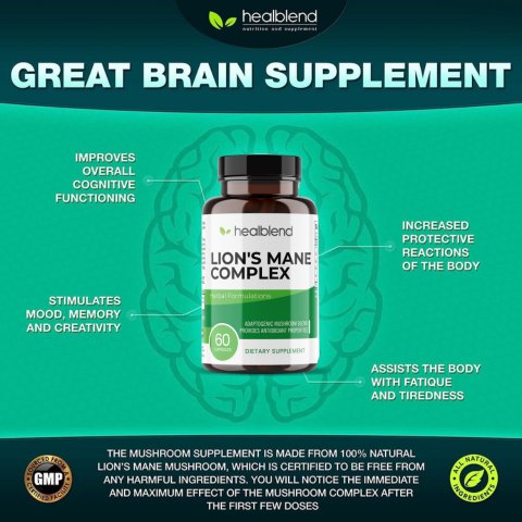 Lion's Mane Mushroom Complex - Healblend