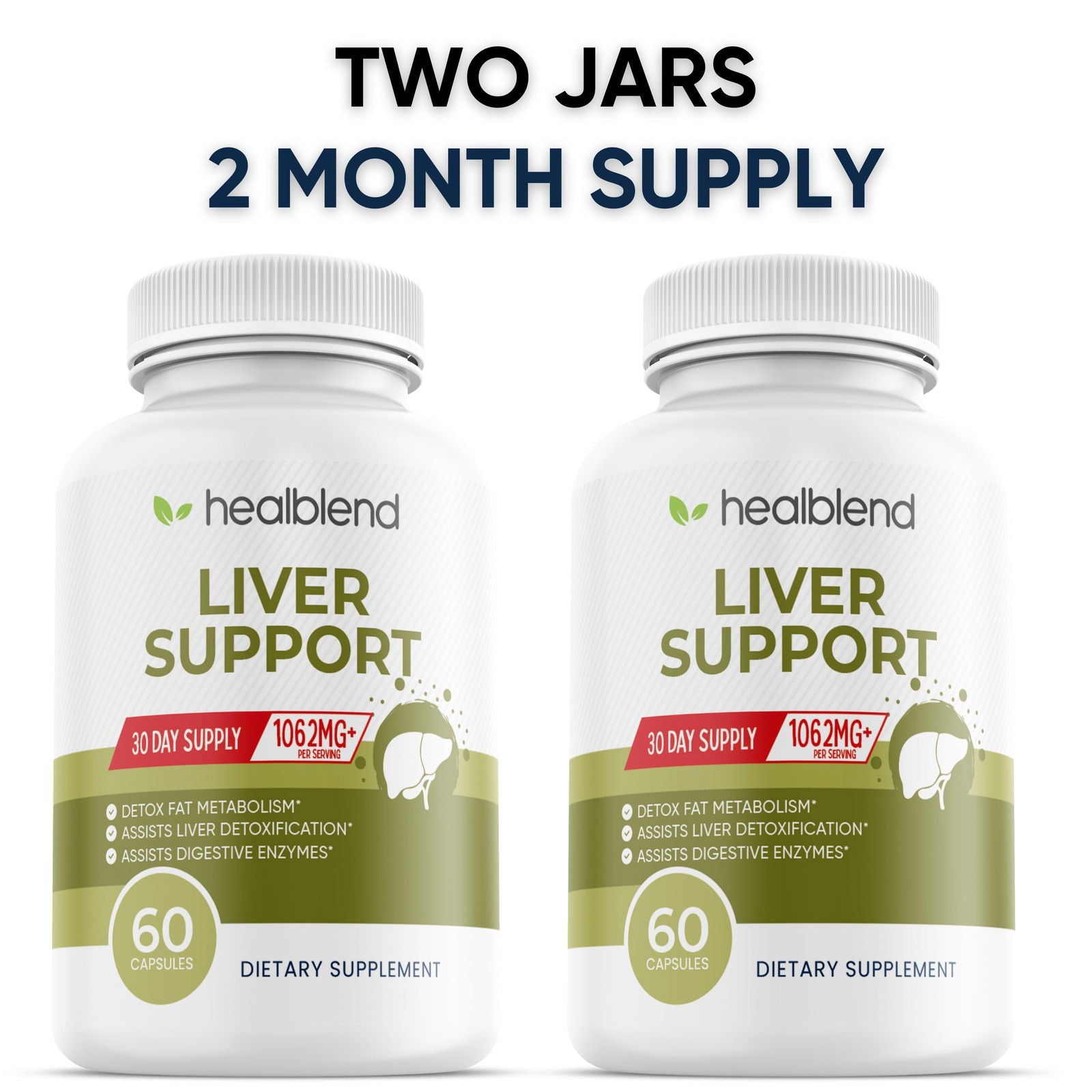 Liver Support with Milk Thistle Extract - Healblend - #tag4#