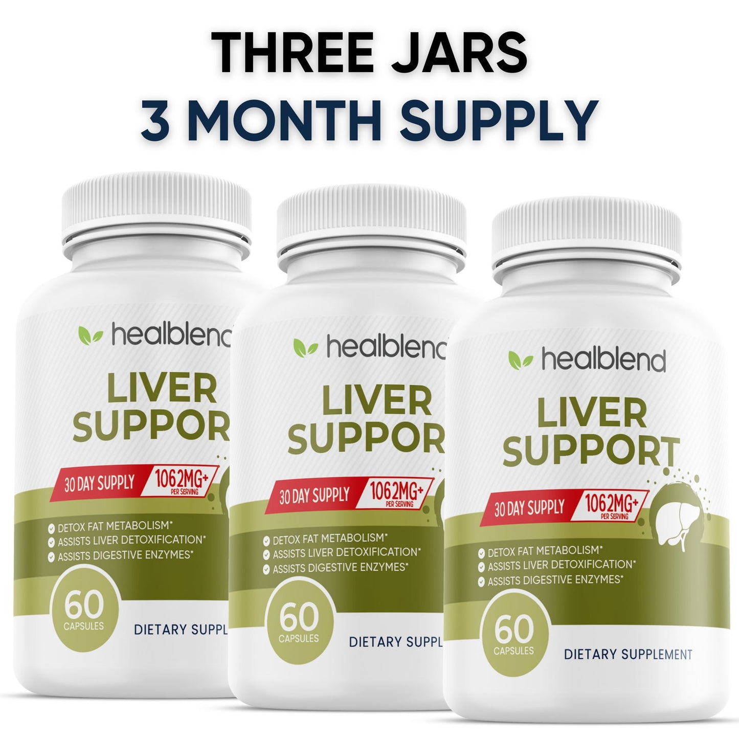 Liver Support with Milk Thistle Extract - Healblend - #tag4#