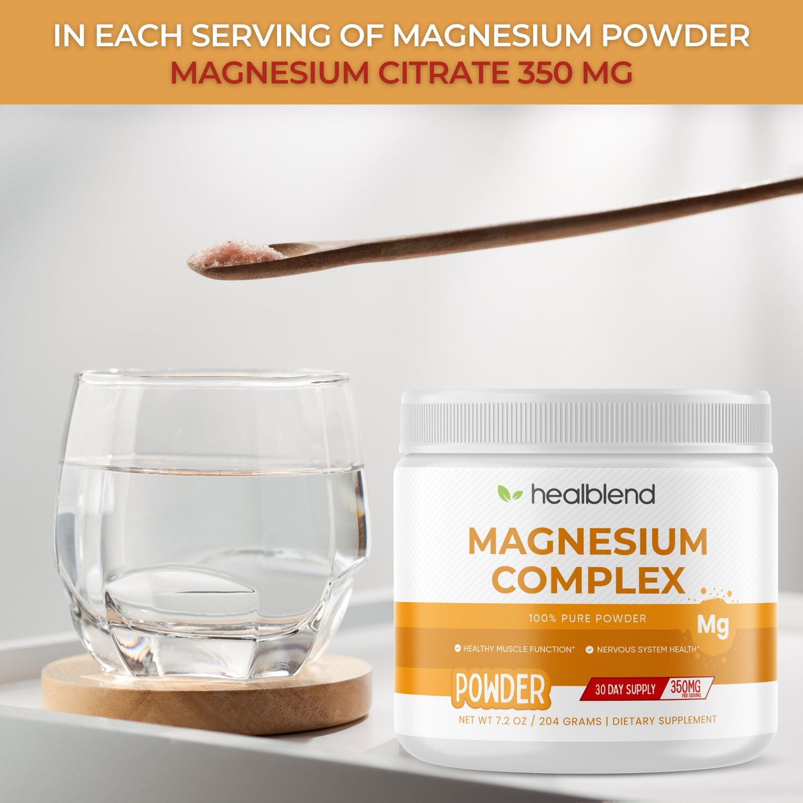 Magnesium Complex - Magnesium Citrate Powder - Healblend