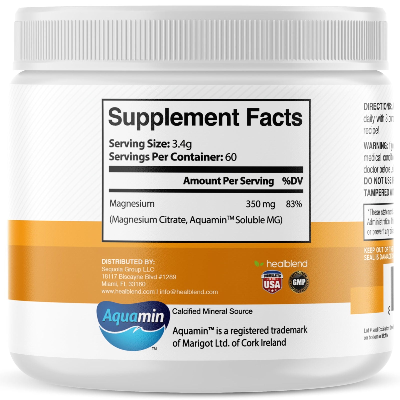 Magnesium Complex - Magnesium Citrate Powder - Healblend