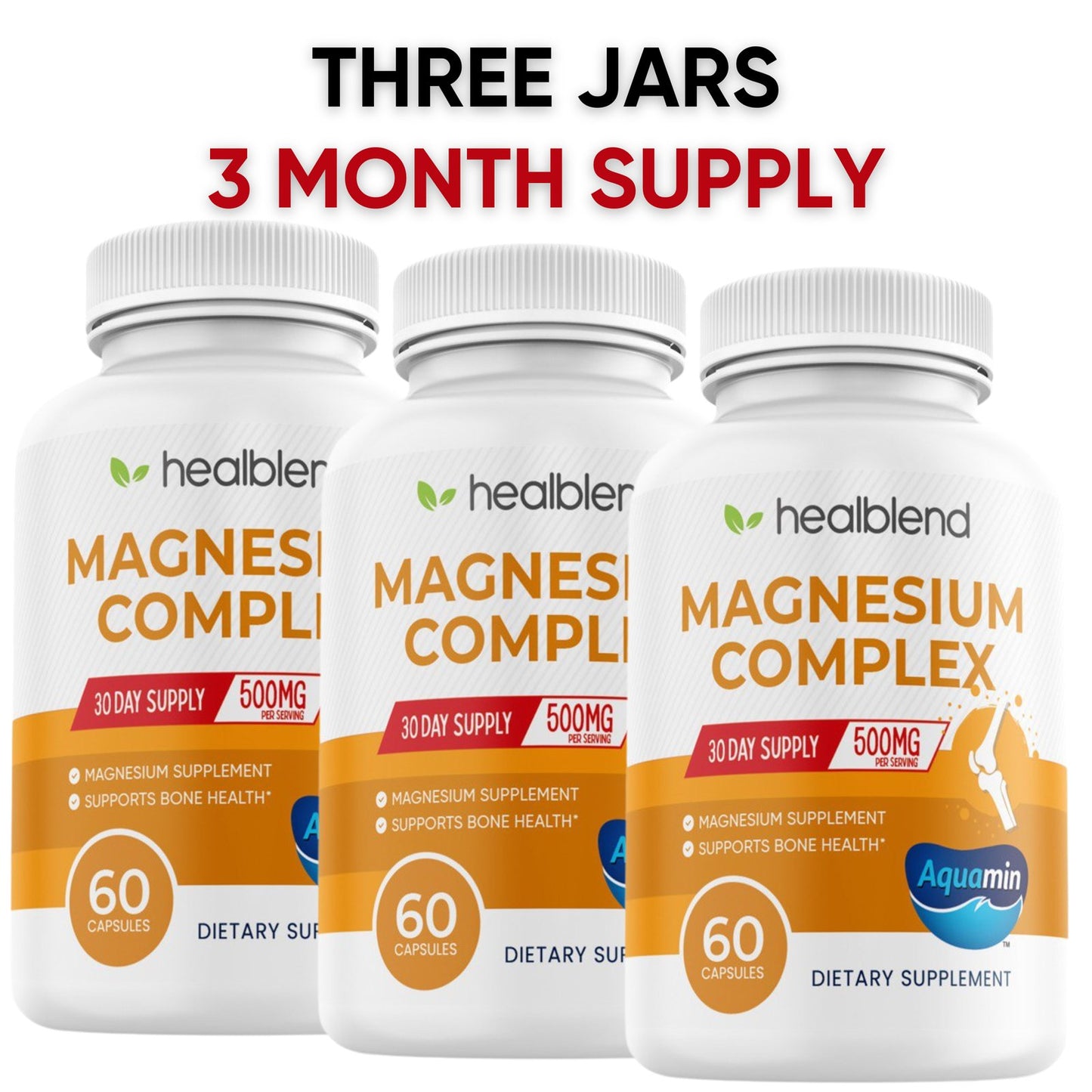 Magnesium Complex Supplement 500mg - Healblend