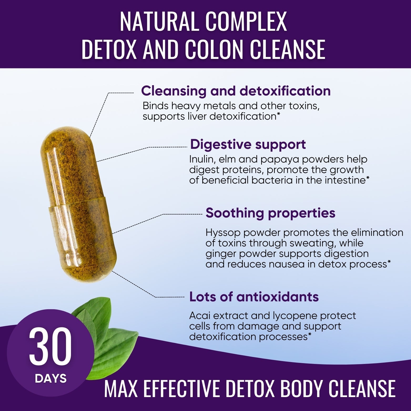 Max Detox Supplement - Healblend