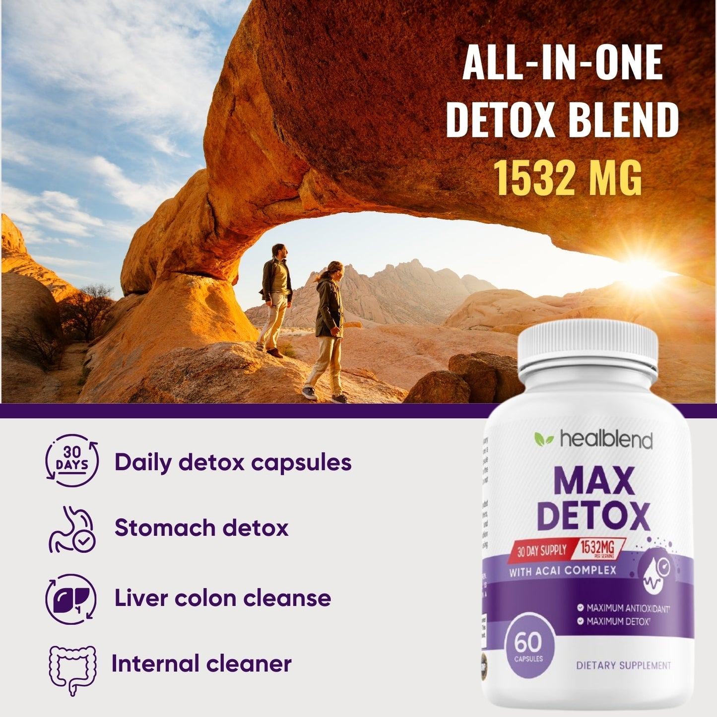 Max Detox Supplement - Healblend