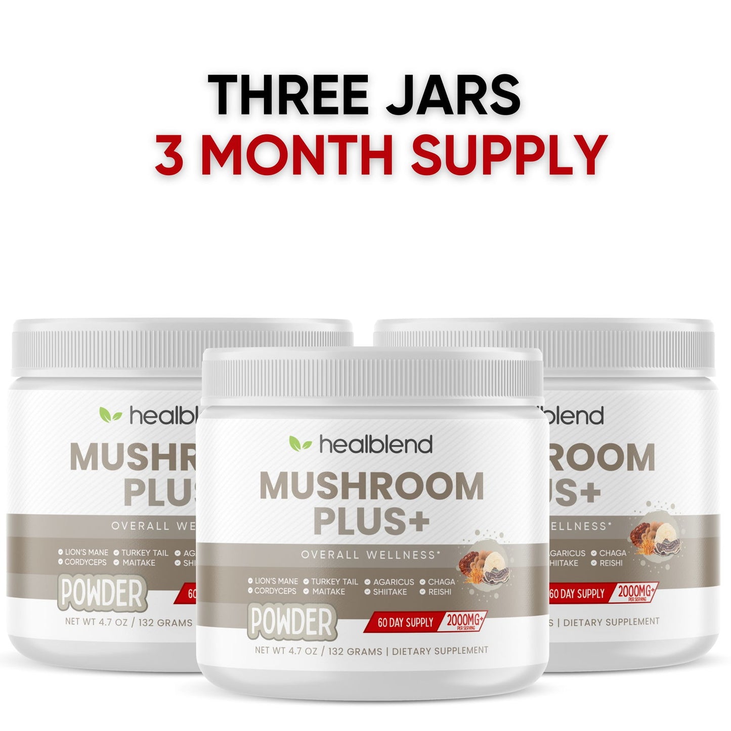 Mushroom Plus+ Powder - Healblend