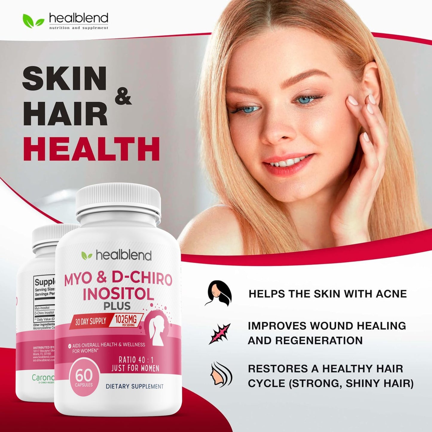 Myo & D - Chiro Inositol Plus - Healblend