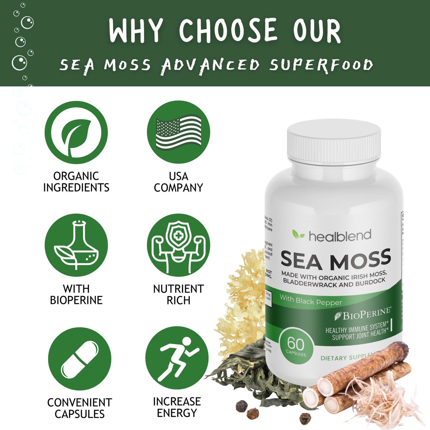 Organic Sea Moss Complex - Healblend