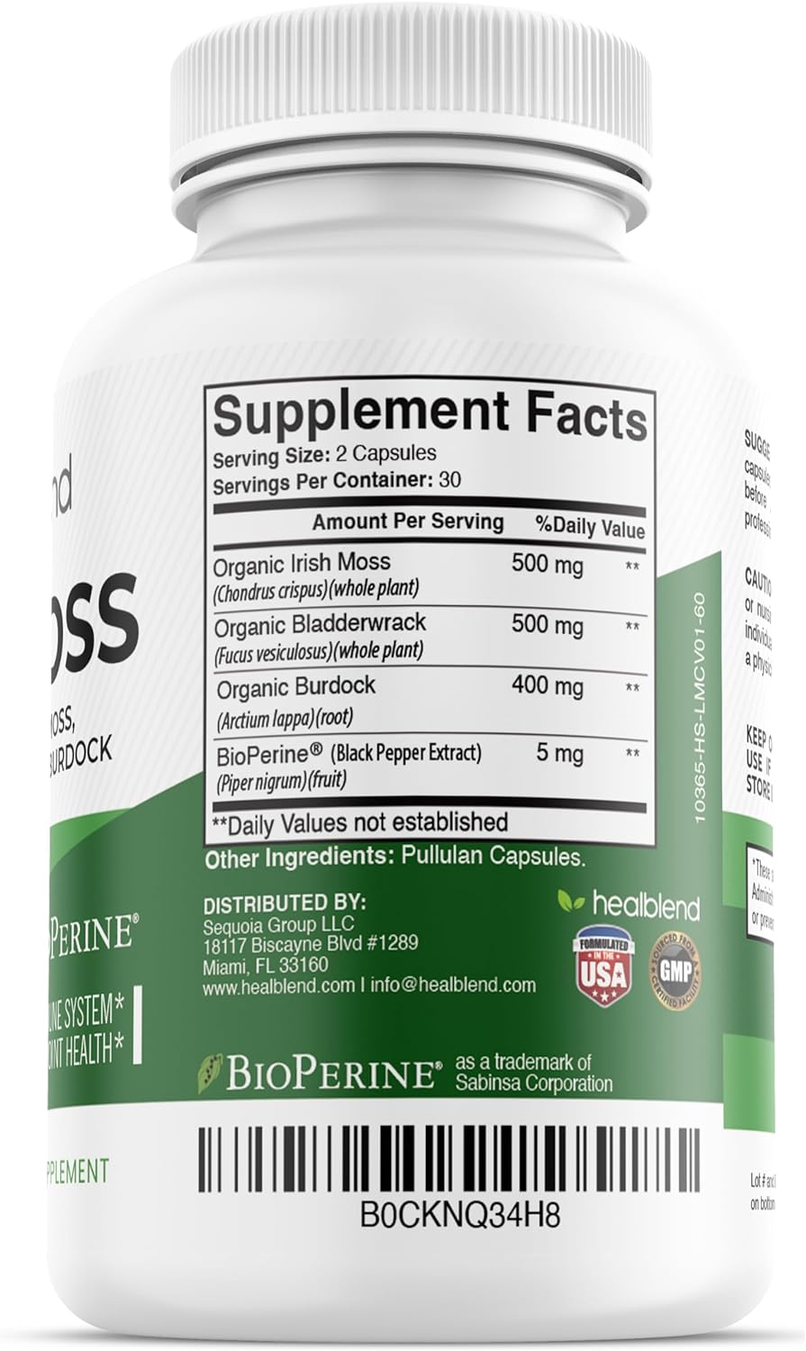 Organic Sea Moss Complex - Healblend