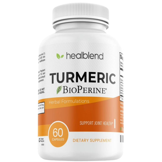 Organic Turmeric Curcumin with BioPerine - Healblend