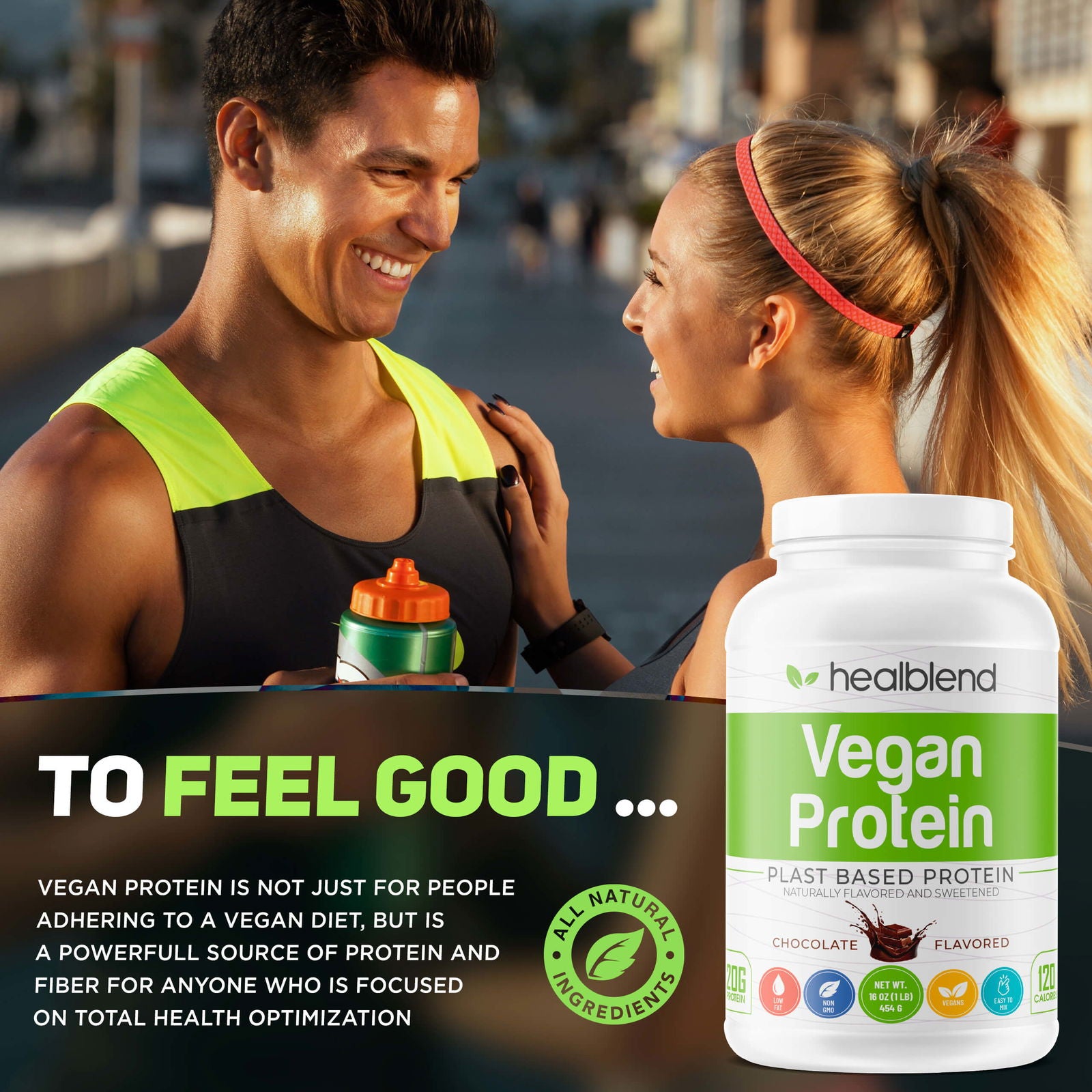 Plant - Based Protein Powder Vegan - Healblend