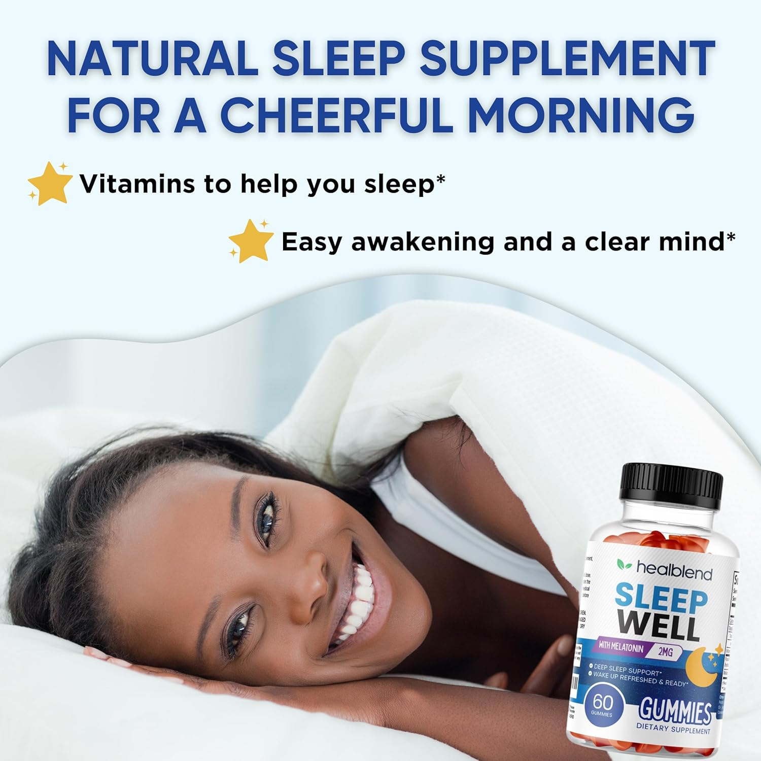 Sleep Well Gummies with Melatonin 2mg - Healblend