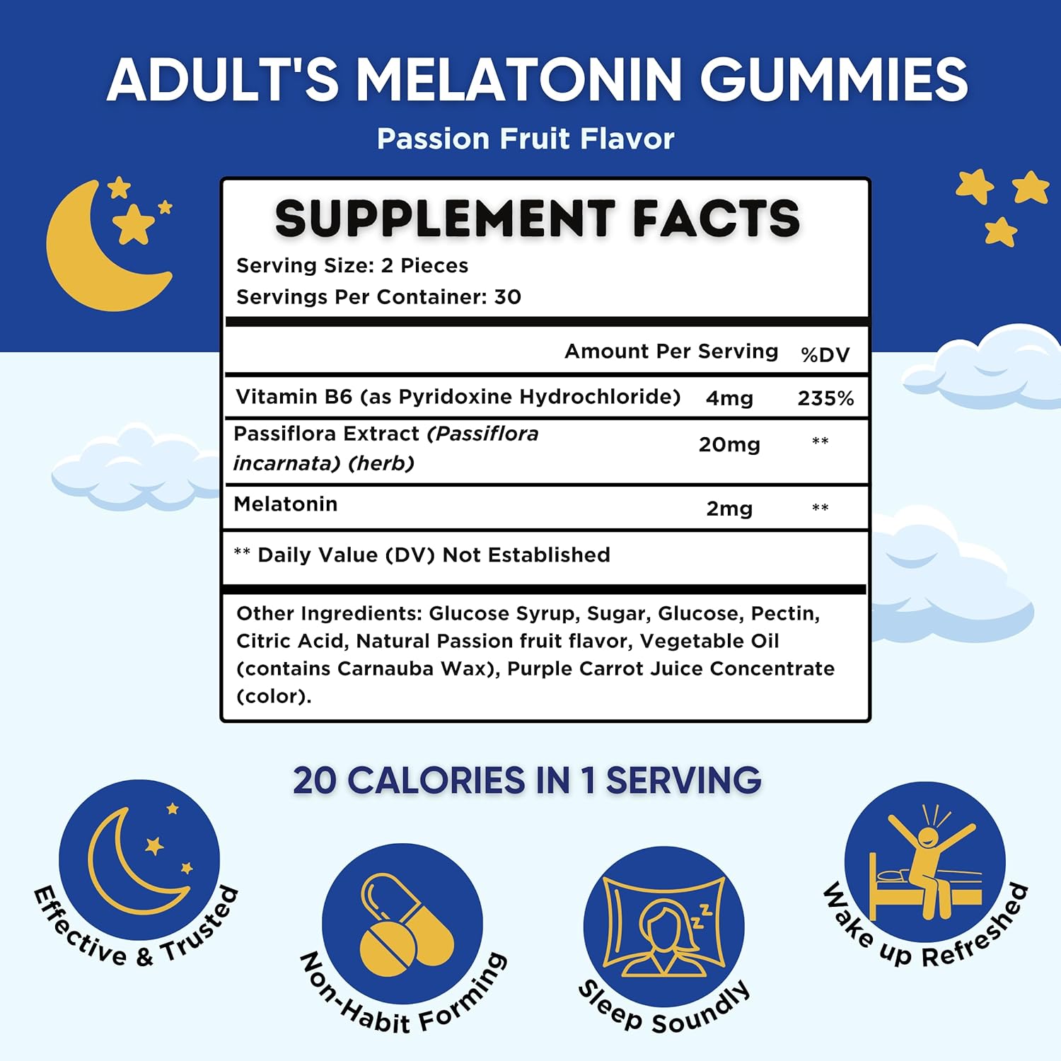 Sleep Well Gummies with Melatonin 2mg - Healblend