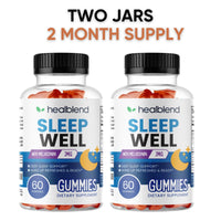 Sleep Well Gummies with Melatonin 2mg - Healblend