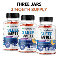 Sleep Well Gummies with Melatonin 2mg - Healblend