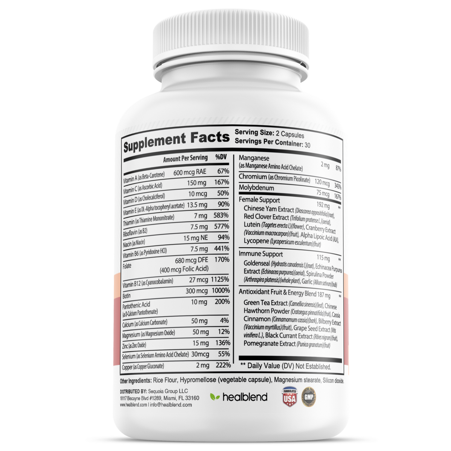 Women's Multivitamin Supplement - Healblend - #tag4#
