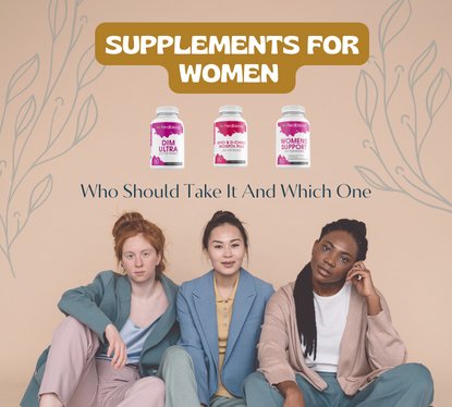 Supplements For Women - Women Support, Myo & D-Chiro Inositol Plus And DIM Ultra, Who Should Take It And Which One - Healblend