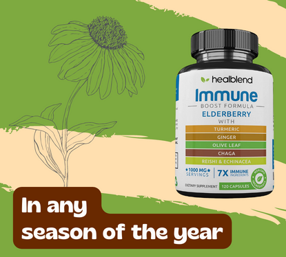 You can take Healblend immune mixture in any season of the year
