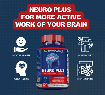 Get Healblend’s Neuro Plus for more active work of your brain