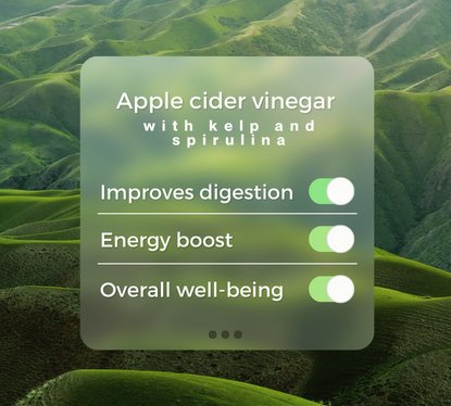 How is Apple cider vinegar with kelp and spirulina beneficial for your body? - Healblend