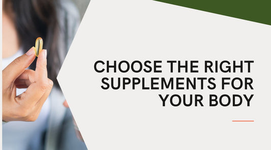 Choose The Right Supplements For Your Body - Healblend
