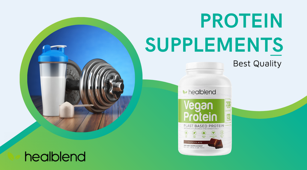 Get Best Quality Protein Supplements from HealBlend