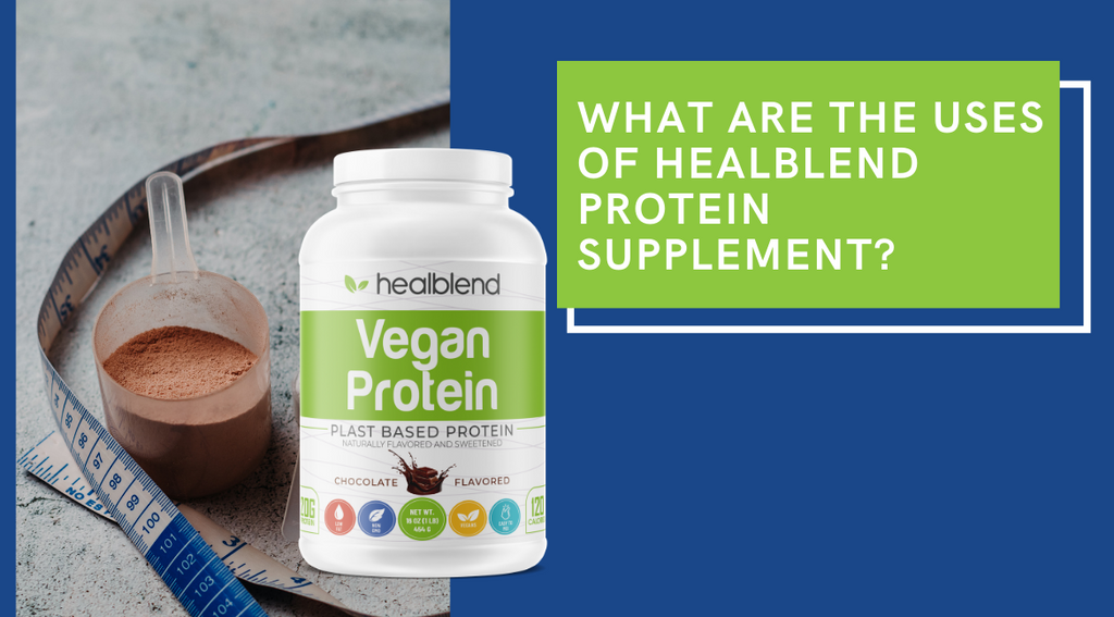 What are the uses of Healblend protein supplement?