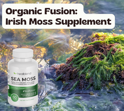 Organic Fusion: Irish Moss, Bladderwrack, Burdock & BioPerine
