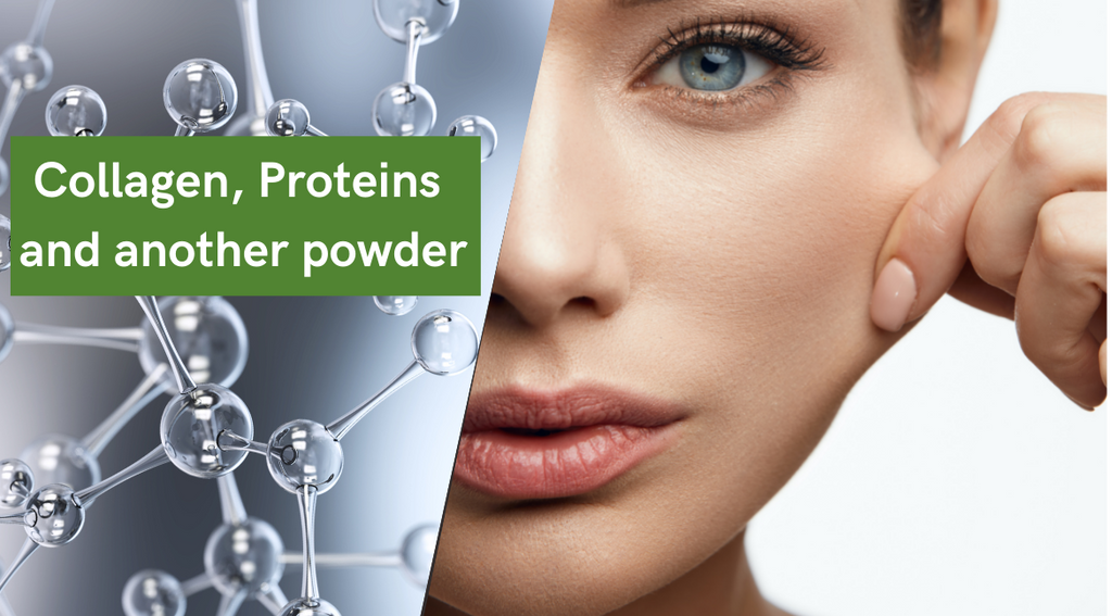 Collagen, Proteins and another powder