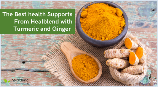 The Best health Supports From Healblend with Turmeric and Ginger Are Now Available