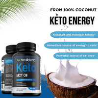 Keto MCT Oil - 3000mg for Ketosis Diet, Exogenous Ketones