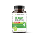 Healblend 15 Day Cleanse Detox Supplement, Natural Colon Cleanser with Senna, Cascara Sagrada, Aloe Vera & Probiotics for Bloating Relief, 30 Capsules